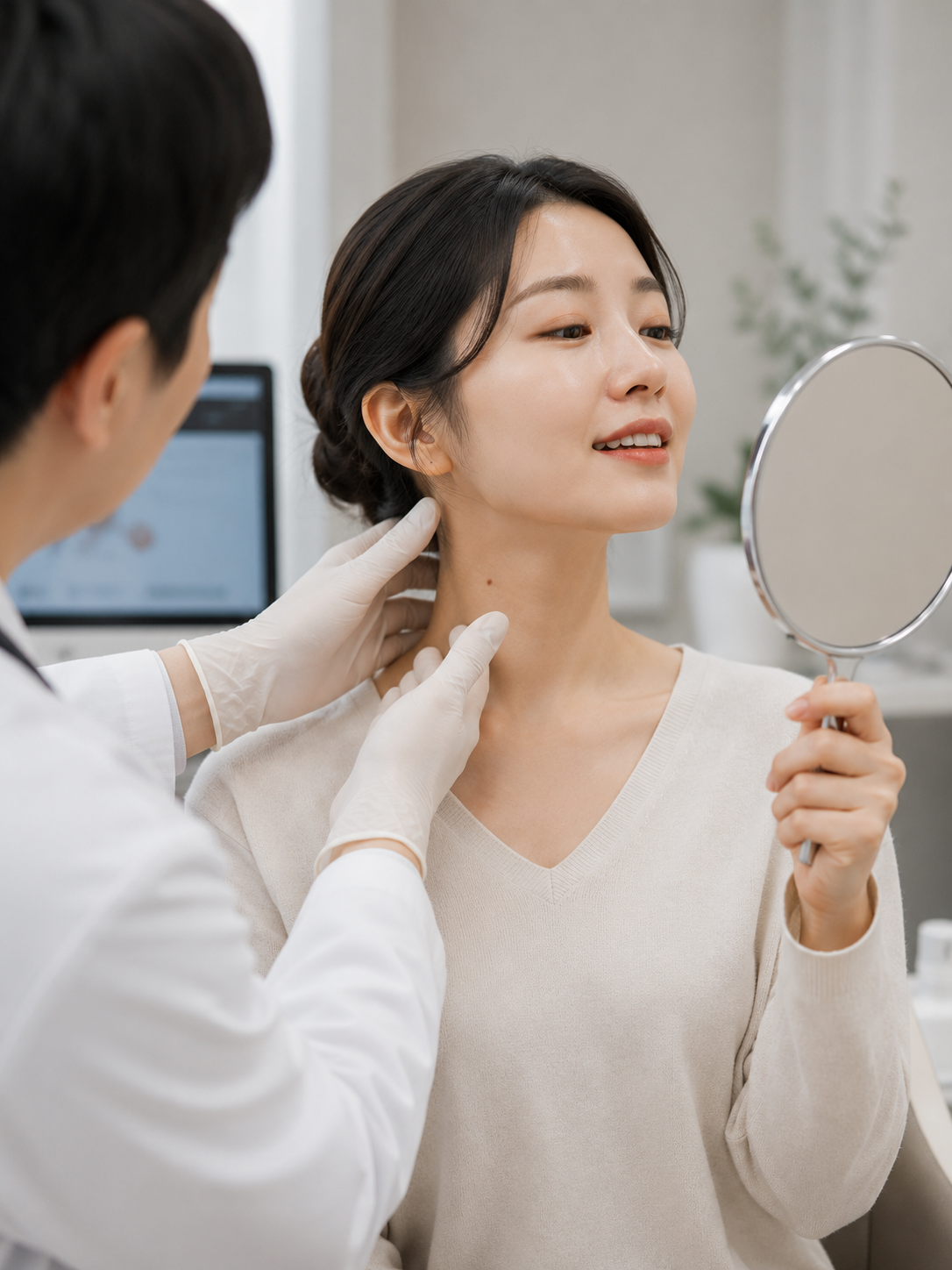 결과 확인하는 모습